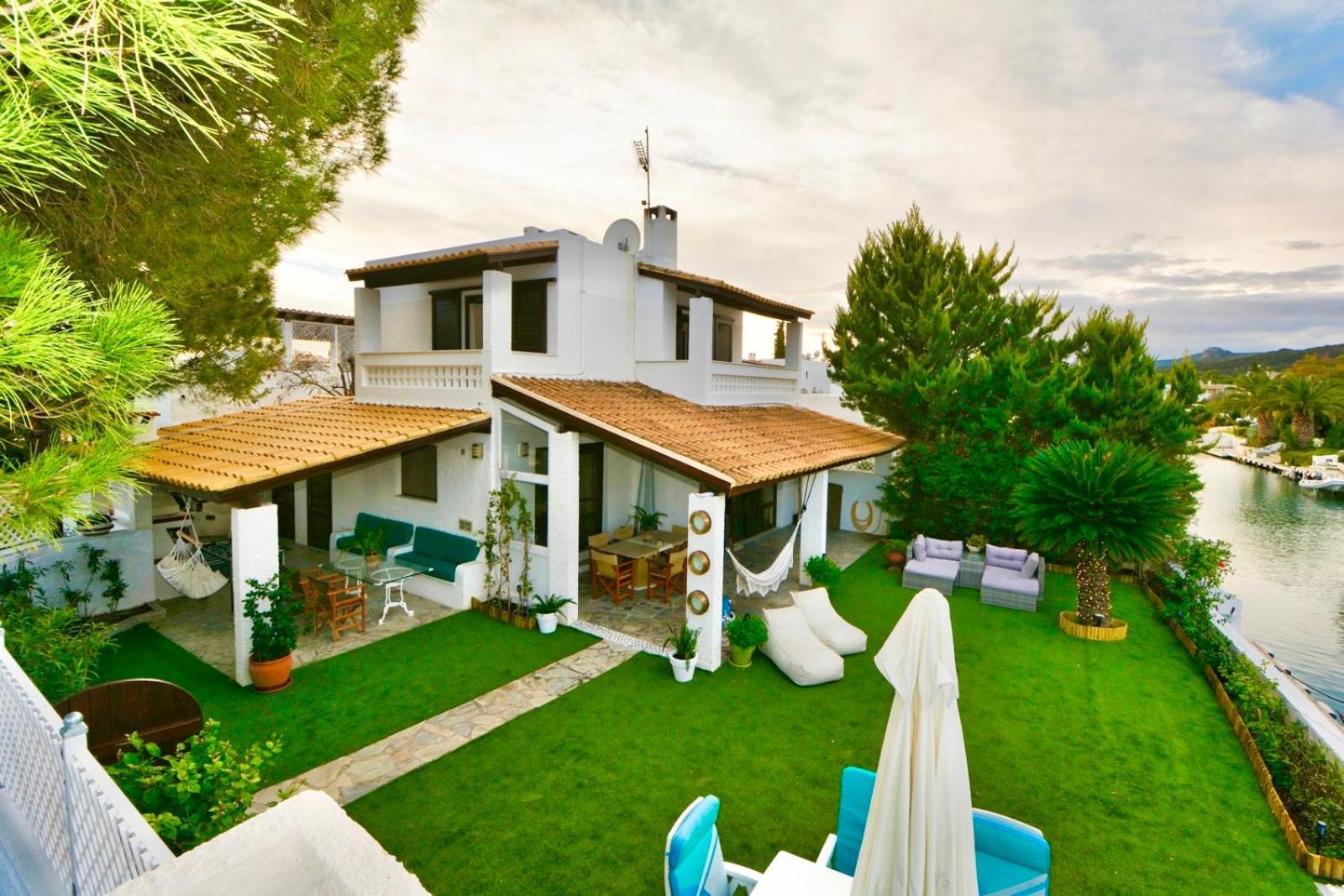 Villasonboard Dock Villa 3 Bed, 3 Bath, Canal, Greek Venice Porto Hydra Plépi Exteriör bild